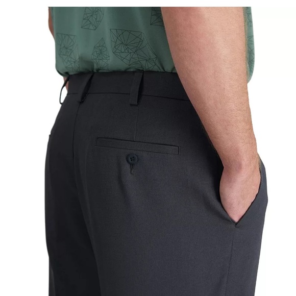Haggar | NWT Men's Cool Right® Performance Flex Classic-Fit Flat-Front Pants - Picture 4 of 6